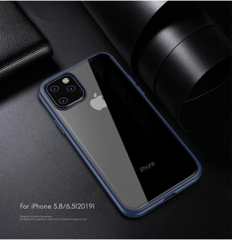 2020 Wholesales Quality Clear Mobile Back Cover Transparent Cell Phone Cases For Iphone 11 Pro Max