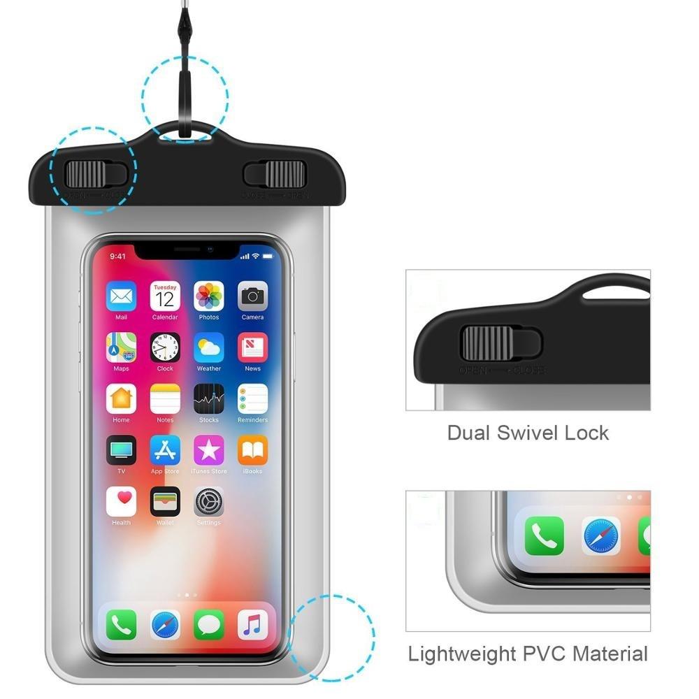 Water proof cell phone bag  PVC waterproof phone case for iphone X Xs Xr for iphone 11 pro max mobile phone bags cases