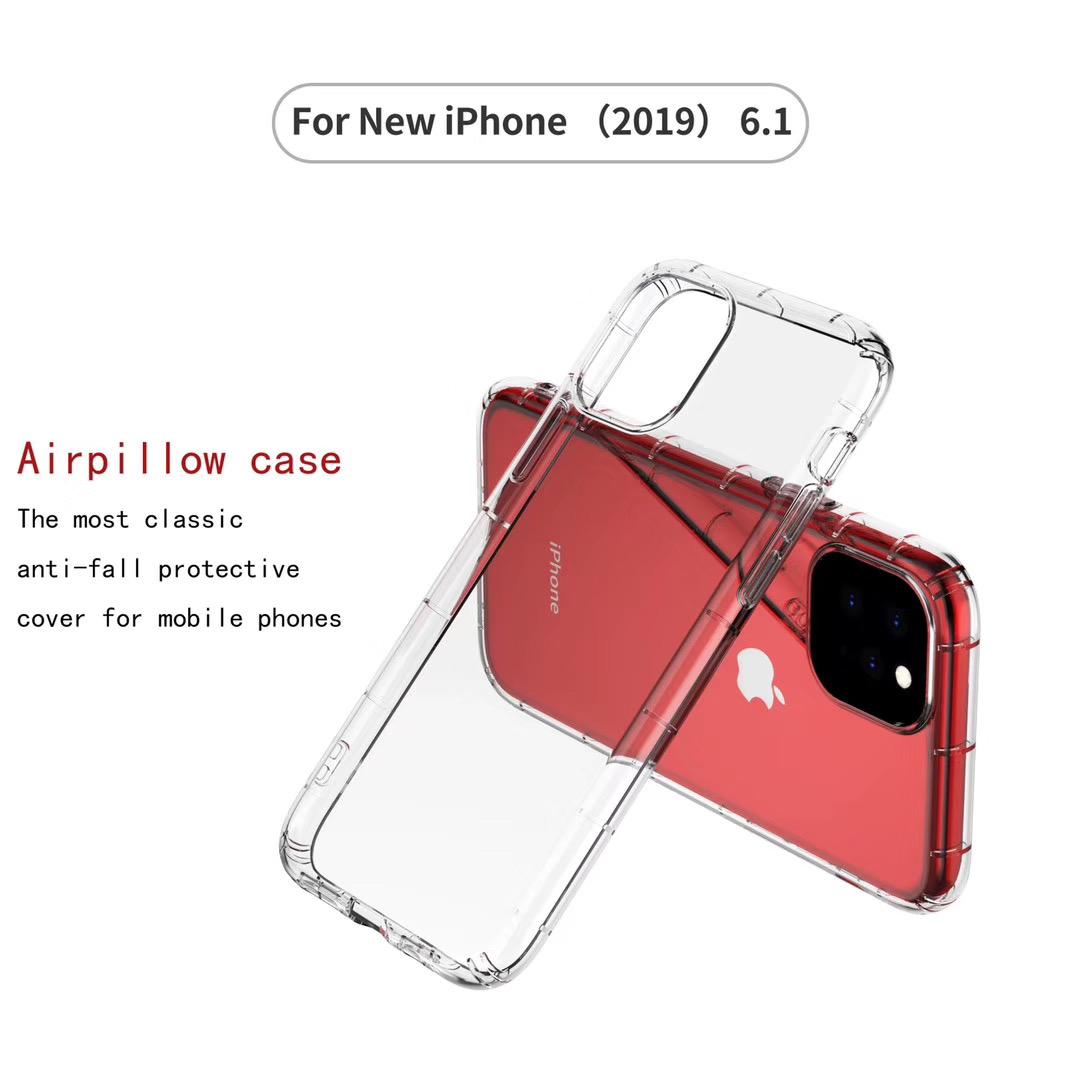 wholesale transparent clear  cell mobile phone bags & cases  for iphone 11