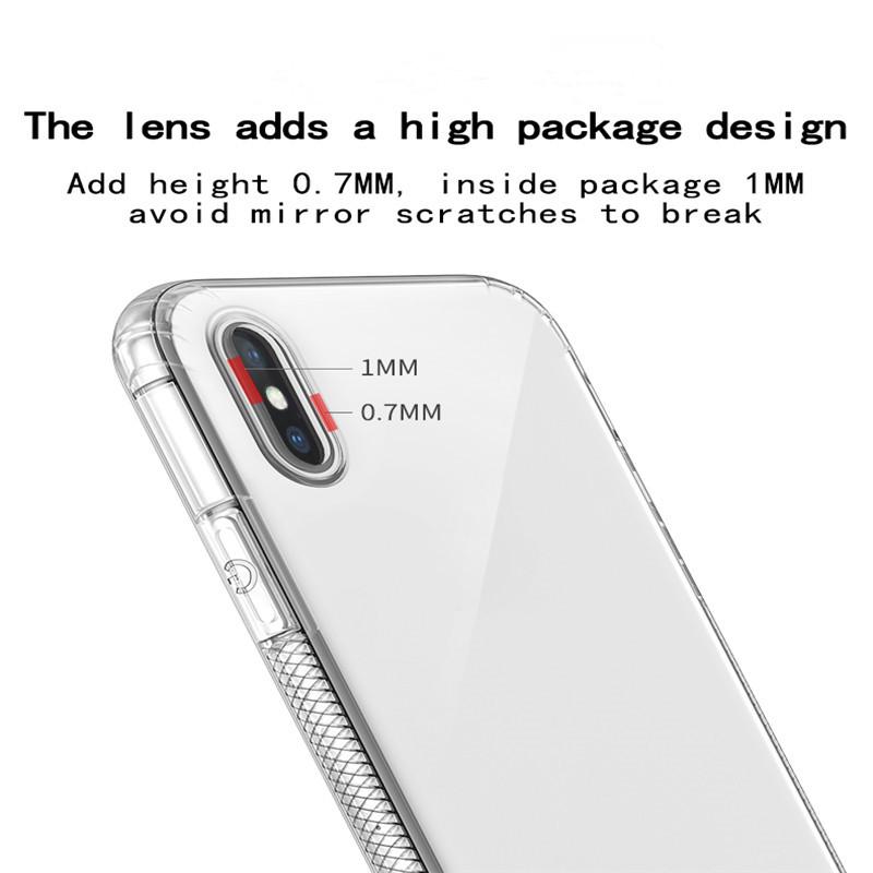 Crystal Clear Transparent Cell Phone Case for iPhone 7/8 7/8plus X XS XR XSMAX and Accessories TPU Back Cover