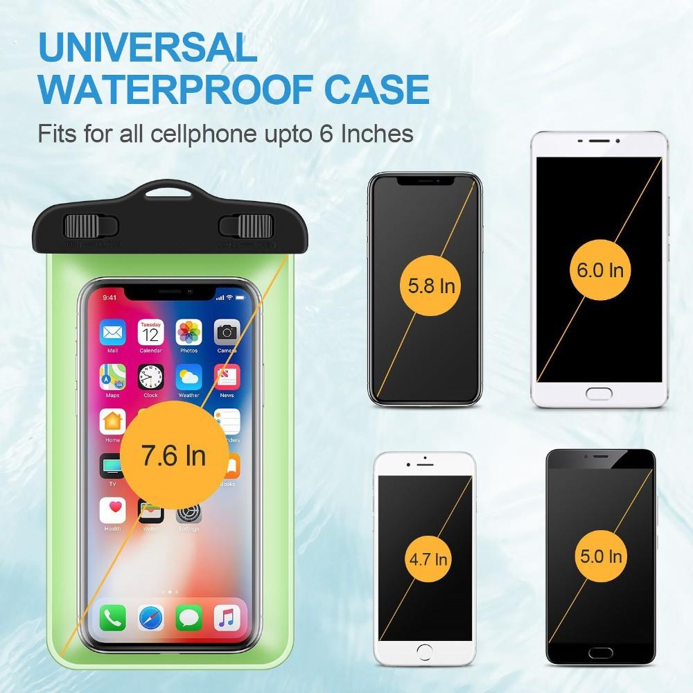 Water proof cell phone bag  PVC waterproof phone case for iphone X Xs Xr for iphone 11 pro max mobile phone bags cases