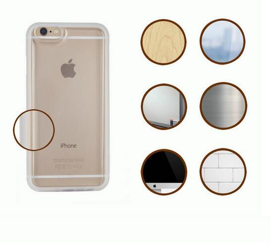Wholesale clear Transparent Magic Self Sticky Cell Phone case Antigravity phone Case For iPhone 6 7 7Plus