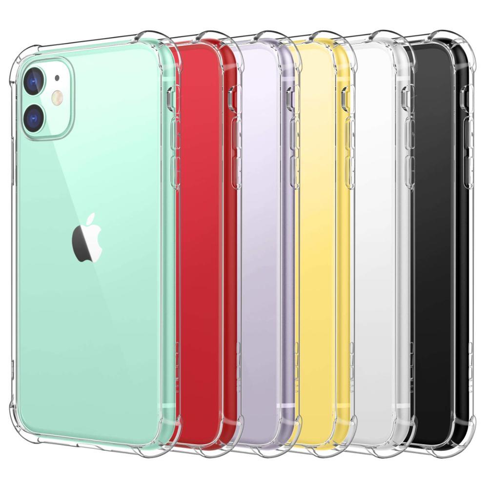 Leadingplus Wholesale Soft Tpu Bumper Shockproof Transparent Clear Bulk Phone Case for Iphone 11 Pro Case