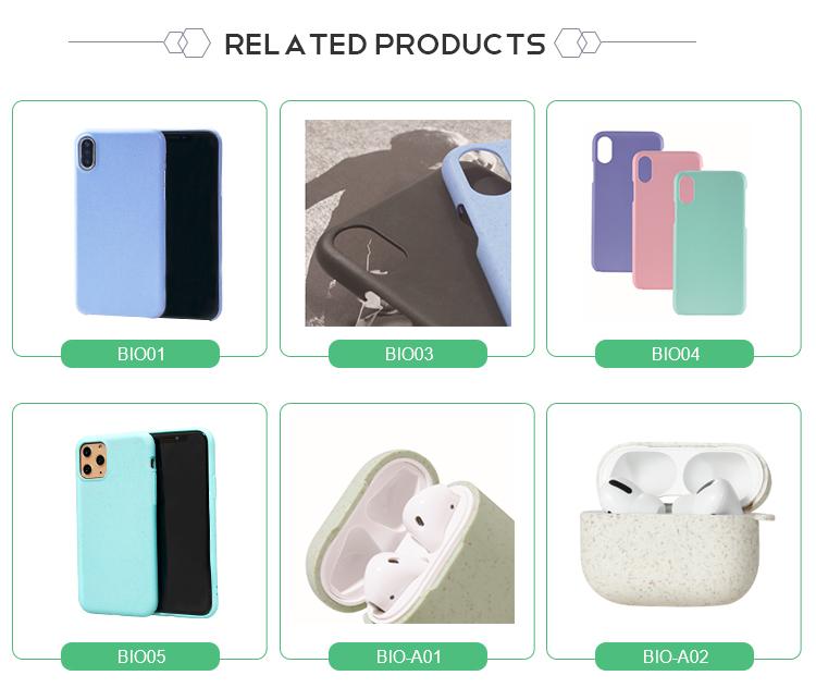 Bulk wholesale multiple color shockproof recycled pattern phone case