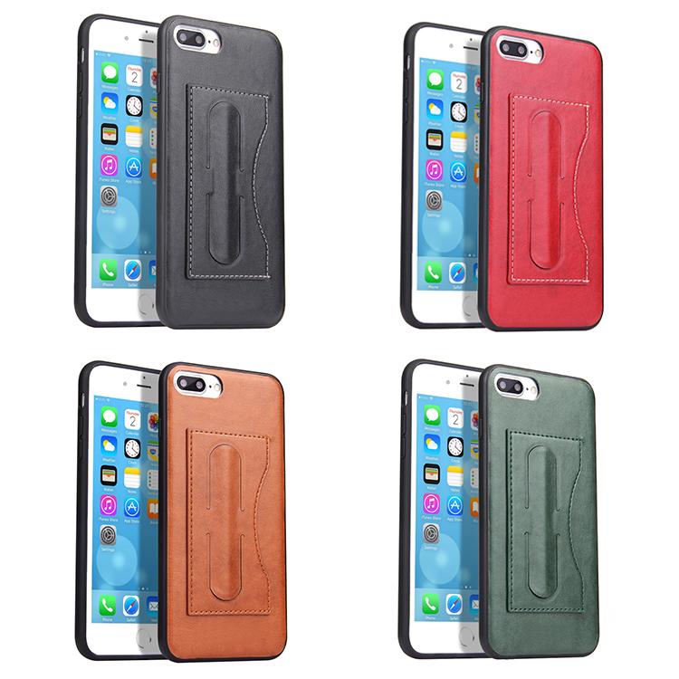 High Quality PU Leather Cell Phone Case For Iphone X Quick Stand Card Wallet Leather Case Cover