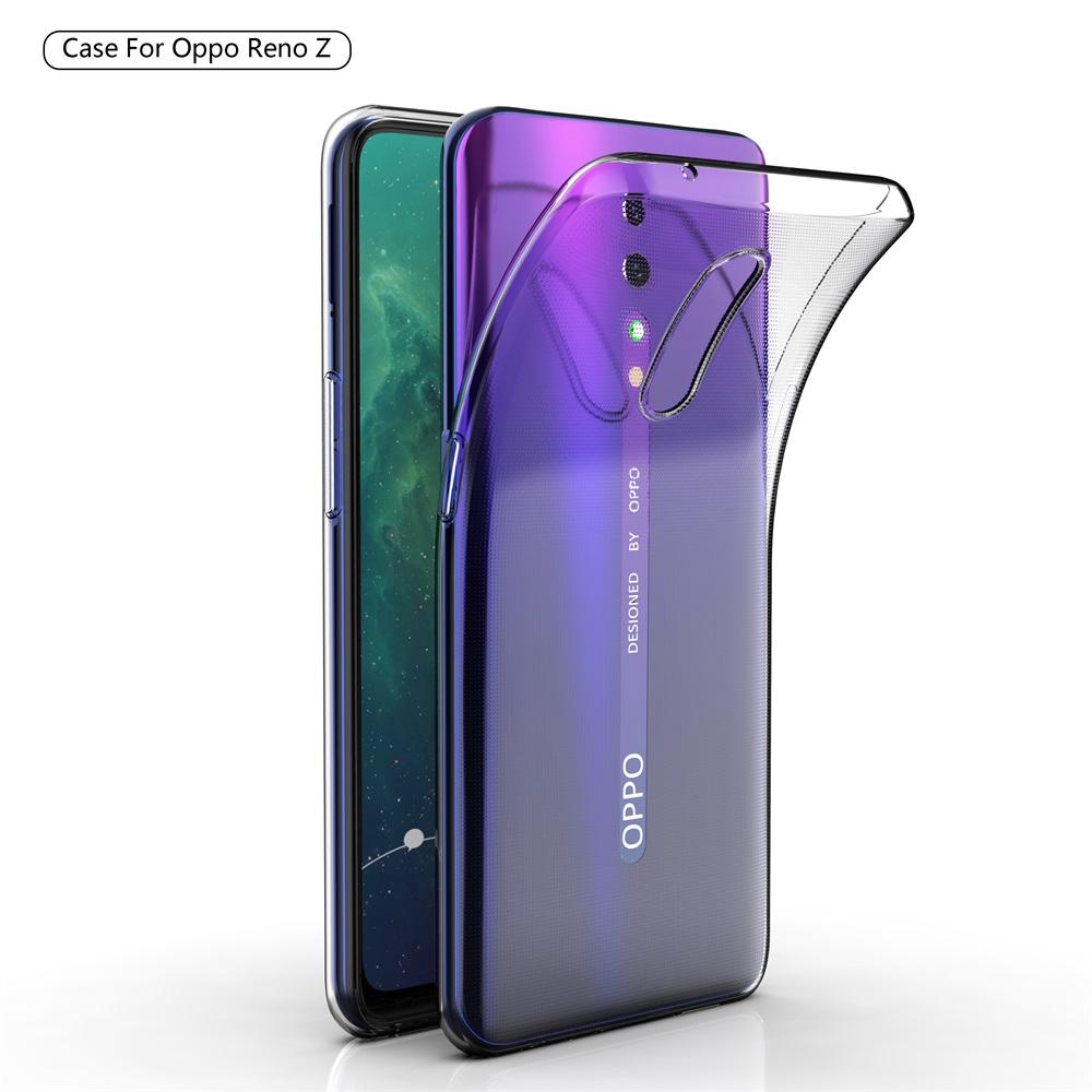 Wholesale Clear Transparent Ultra Thin TPU Mobile Back Cover Phone Case For Oppo Reno Z