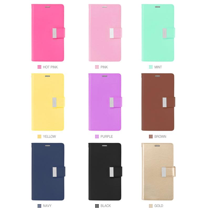 PU Leather wholesale fashion designers wallet cell phone case