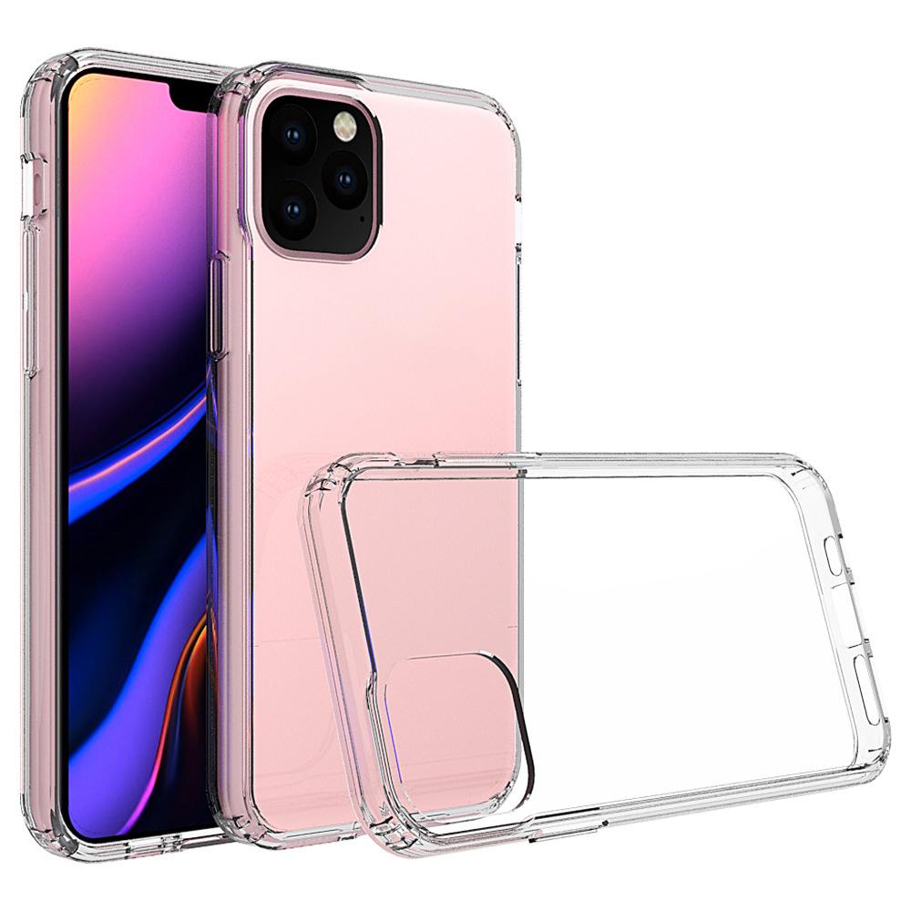 Clear Phone Case For iPhone 11,Pro,Max Transparent Cell Phone Case Logo Soft TPU Shockproof Silicone Cover For iphone Xs