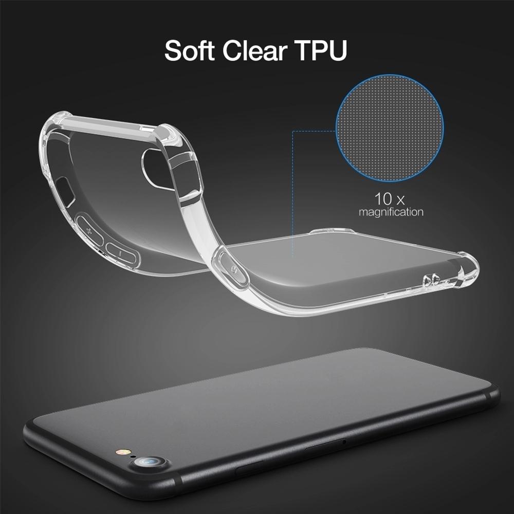 Wholesale Mobile Cell Phone Case Soft TPU Silicone Clear /Transparent Shockproof Case For iPhone X/XS,XS MAX,XR,6/7/8/plus