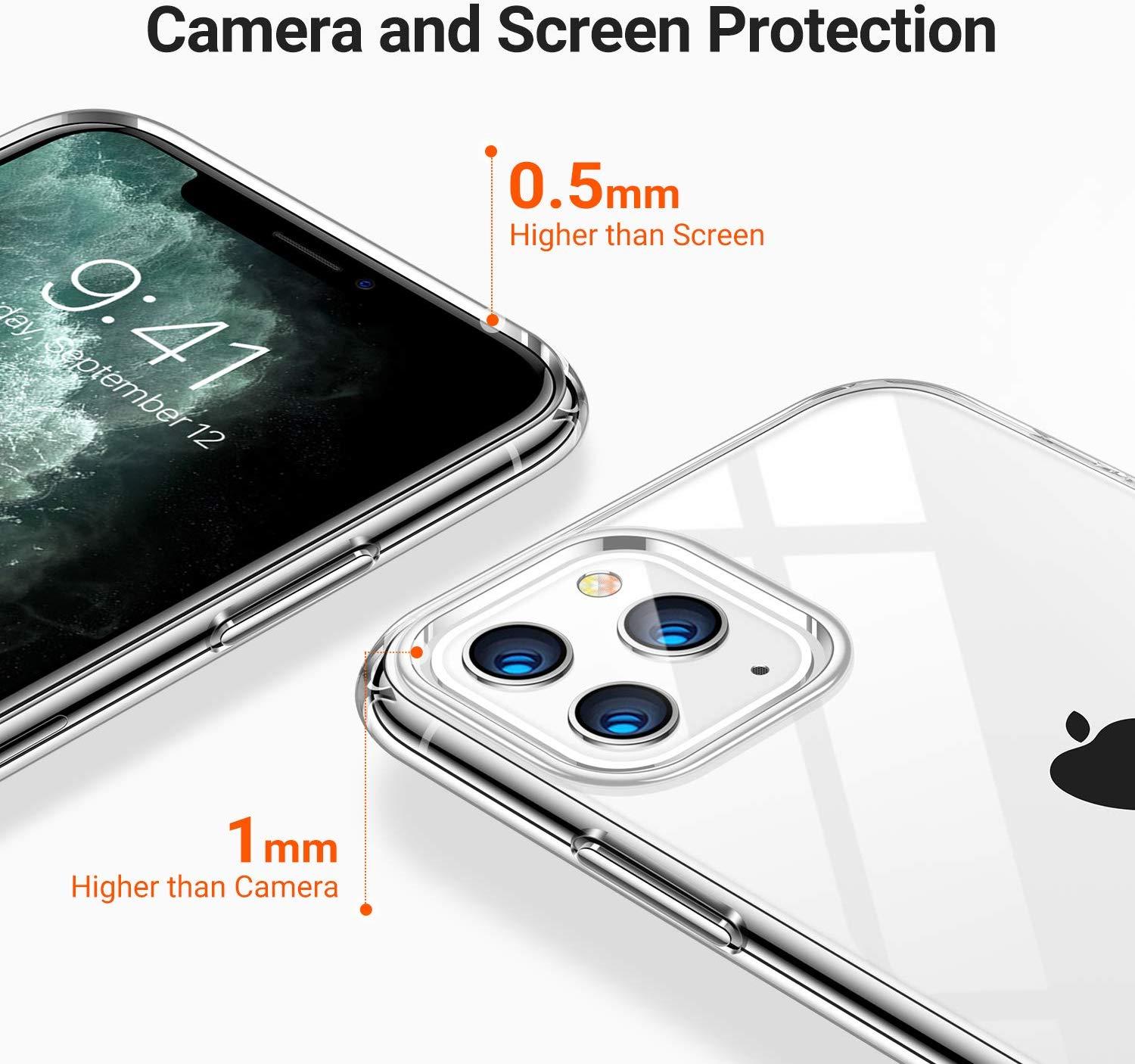 Bulk Wholesale Shockproof Transparent Clear TPU Cell Phone Case for iPhone 11 Pro Phone Case